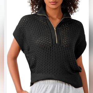 SSYS Black Knit Women's Top SMALL